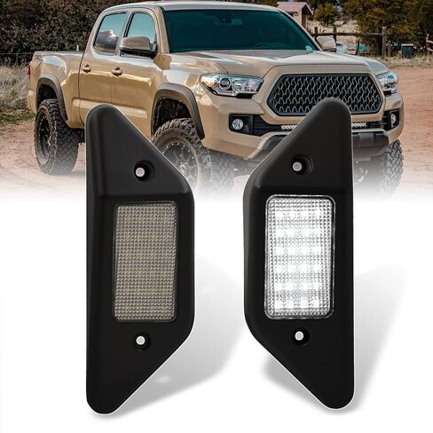 AJP Distributors White SMD LED Truck Cargo Bed Lighting Lights Lamps Pair Set + Wiring Harness Kit 00016-34187 Compatible/Replacement For Tacoma/Tundra TRD 2014 2015 2016 2017 2018 2019 2020 2021 in Saudi Arabia