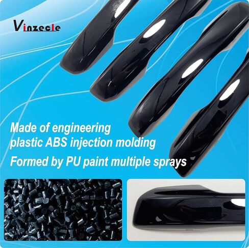 غطاء حماية بمقبض خارجي لباب السيارة متوافق مع Civic/Accord/CR-V/HR-V 2023-2025 - أسود لامع in Kuwait