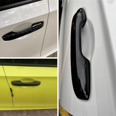 غطاء حماية بمقبض خارجي لباب السيارة متوافق مع Civic/Accord/CR-V/HR-V 2023-2025 - أسود لامع in Kuwait