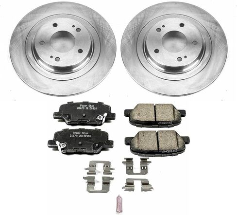 Power Stop KOE6976 Autospecialty Rear Replacement Brake Kit-OE Brake Rotors & Ceramic Brake Pads in Saudi Arabia