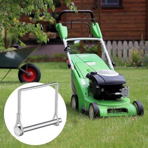 10 عبوات 1/4 × 4 بوصة دبوس وصلة مقطورة شديد التحمل سلك قفل دبوس PTO عمود قفل وصلة ربط دبوس أمان سحب وصلة ربط دبوس ملحقات مقطورة لمقطورات المزرعة وعربات حديقة الحديقة in Kuwait