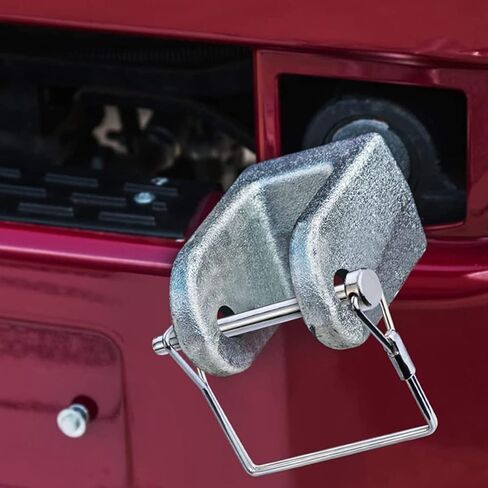 10 عبوات 1/4 × 4 بوصة دبوس وصلة مقطورة شديد التحمل سلك قفل دبوس PTO عمود قفل وصلة ربط دبوس أمان سحب وصلة ربط دبوس ملحقات مقطورة لمقطورات المزرعة وعربات حديقة الحديقة in Kuwait