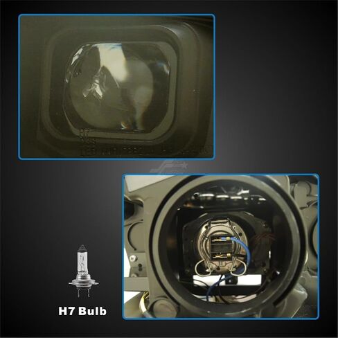 STARCLUSTER متوافق مع طراز Jeep Grand Cherokee 2014-2021 الهالوجين فقط، غير متوافق مع طراز Xenon/HID، أضواء التشغيل مع الرسوم المتحركة لبدء التشغيل، إشارة الانعطاف LED الخلفية in Kuwait
