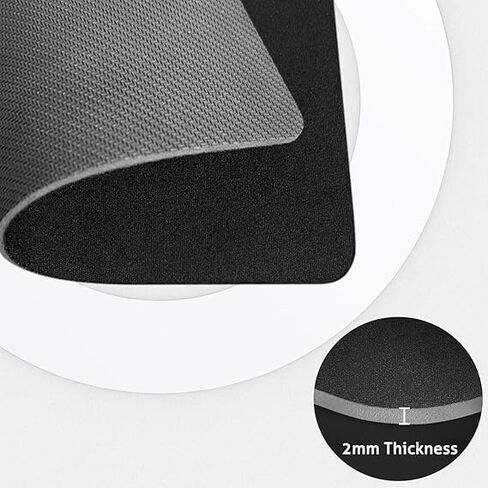 2 pcs Mouse pad Set, Rubber Base, Non Slip and Waterproof, Lightweight and Comfortable, Durable, Suitable for Offices, Families, and Dormitories in Saudi Arabia