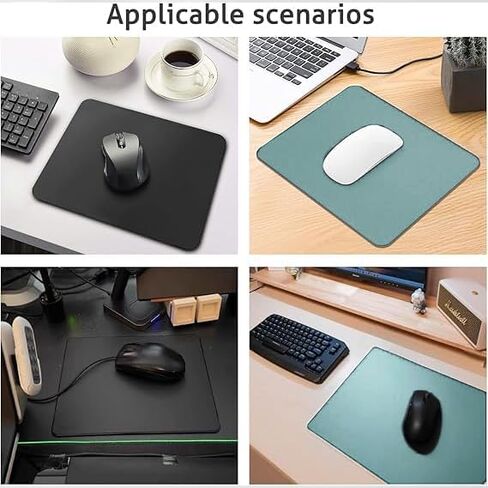 2 pcs Mouse pad Set, Rubber Base, Non Slip and Waterproof, Lightweight and Comfortable, Durable, Suitable for Offices, Families, and Dormitories in Saudi Arabia