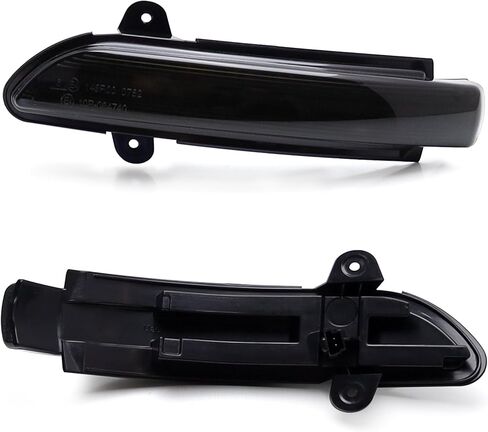 iJDMTOY Black-Out Smoked Lens Full LED Strip Dynamic Sequential Blink Side Mirror Indicator Light Kit Compatible With Mercedes 2007-09 W221 S-Class, 07-09 W211 E-Class, 06-11 W219 CLS, 07-10 W216 CL in Saudi Arabia