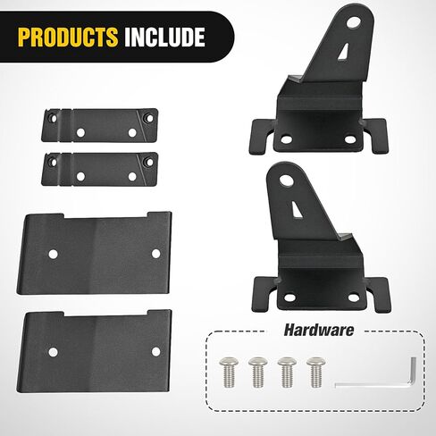Nilight 42 inch Curved LED Light Bar Bracket Mounting Upper Windshield Roof Cab Brackets Compatible with Ford Bronco 2 Door and 4 Door 2021 2022 2023 2024 in Saudi Arabia