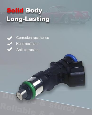 Fuel Injector Compatible with 2004-2011 Chrysler 300/ Cirrus/Pacifica/Sebring, Dodge Avenger/Charger/Journey/Magnum/Nitro/Stratus - V6 2.7L/3.5L/4.0L - for 62391 FJ612 0280158028 in Saudi Arabia