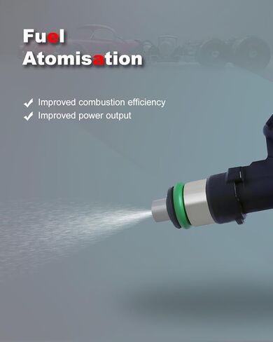 Fuel Injector Compatible with 2004-2011 Chrysler 300/ Cirrus/Pacifica/Sebring, Dodge Avenger/Charger/Journey/Magnum/Nitro/Stratus - V6 2.7L/3.5L/4.0L - for 62391 FJ612 0280158028 in Saudi Arabia