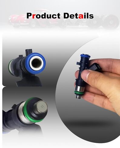 Fuel Injector Compatible with 2004-2011 Chrysler 300/ Cirrus/Pacifica/Sebring, Dodge Avenger/Charger/Journey/Magnum/Nitro/Stratus - V6 2.7L/3.5L/4.0L - for 62391 FJ612 0280158028 in Saudi Arabia