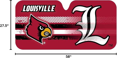 University of Louisville Car Sun Shade 27.5 in. x 58 in. in Saudi Arabia