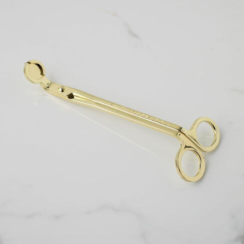 Lollia Essential Luxuries Wick Trimmer, Golden Candle Accessory Embossed with “All Things Beautiful", Elegant Candle Wick Cutter, Candle Scissors for Longer Burn & Clean Candle in Saudi Arabia
