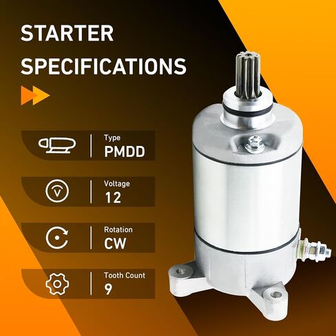 Polaris Starter الجديد متوافق مع Sportsman 335 400 450 500، Ranger 425 400 500 2x4 4x4 6x6، Scrambler 500، Magnum 325 330 425 500، Trail Boss Xplorer Worker ATV 3084981 3090188 18645N in Kuwait
