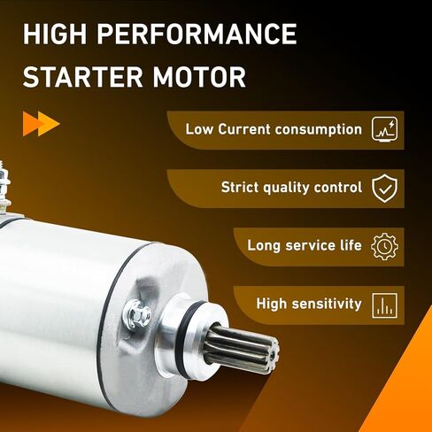 Polaris Starter الجديد متوافق مع Sportsman 335 400 450 500، Ranger 425 400 500 2x4 4x4 6x6، Scrambler 500، Magnum 325 330 425 500، Trail Boss Xplorer Worker ATV 3084981 3090188 18645N in Kuwait