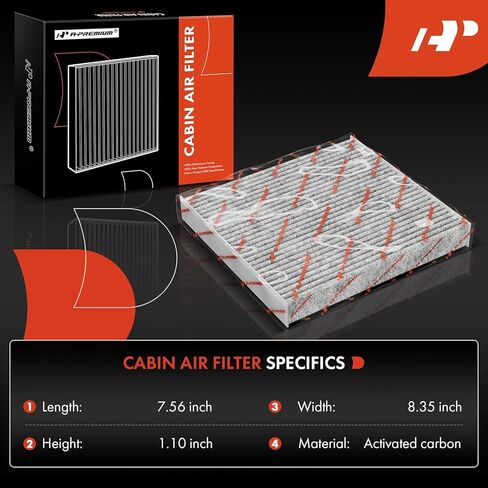 A-Premium Engine & Cabin Air Filter with Activated Carbon Compatible with Land Rover Range Rover 2014-2022, Range Rover Sport 2014-2022, Discovery 2017-2020, 2-PC Set, Replace# 8713952020, 8713930020 in Saudi Arabia