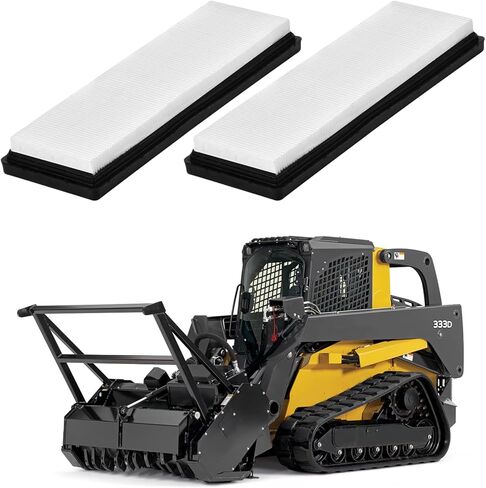 2 Pcs AT359416 Cabin Air Filter Compatible with John Deere Skid Steer Loader 312GR, 314G, 316GR, 317G, 318D, 318E, 318G, 319D, 319E, 320D, 320E, 320G, 323D, 323E & More Replaces WP10175, PA5698 in Kuwait