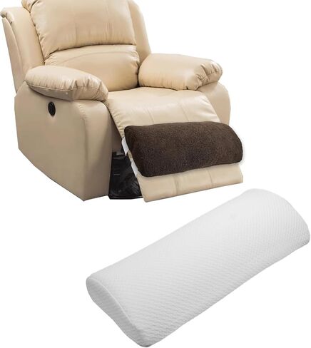 S-SNAIL-OO Recliner Leg Rest Cushion Sofa Footrest Pillow (23 x 10 x 2 in) Multi Purpose Half Moon Foot Pillow Under Knee Pillow for Leg, Neck, Waist, Ankle Support (1Pcs, Blue) in Saudi Arabia