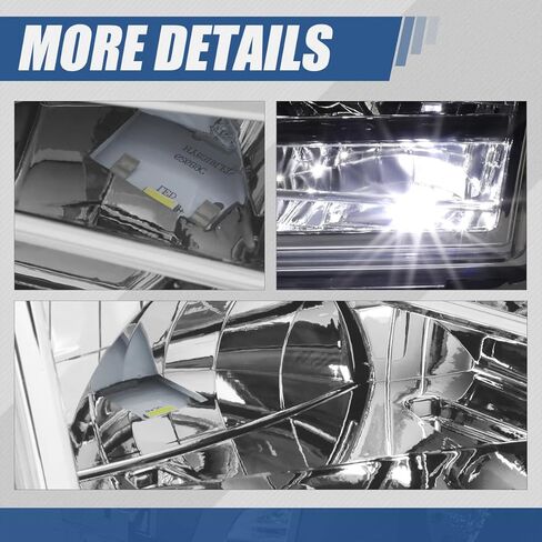 مصابيح الضباب LED الكاملة من Auto Dynasty متوافقة مع شاحنات فولفو VNL الكبيرة 2018-2024، مصابيح الضباب الأمامية للقيادة، جانب السائق والراكب، غطاء أسود in Saudi Arabia