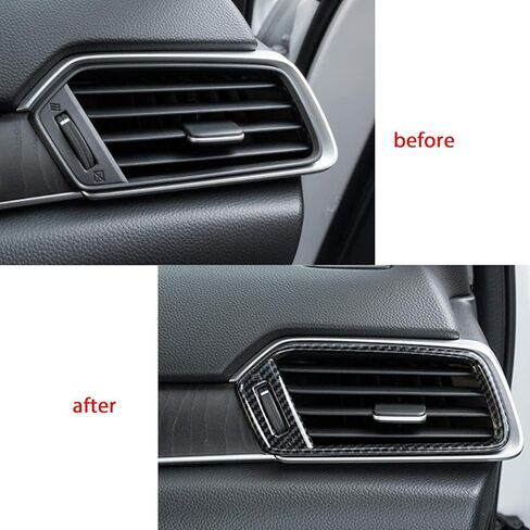 x xotic tech غطاء منفذ تيار متردد جانبي للوحة القيادة، نمط ألياف الكربون، متوافق مع Honda Accord الجيل العاشر 2018-2022 in Kuwait