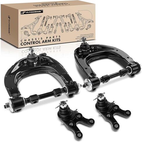 A-Premium Set of 4, Front Upper Control Arm, Lower Ball Joint, Compatible with Mitsubishi Montero 1997-2000, Montero Sport 1997-2004 in Saudi Arabia