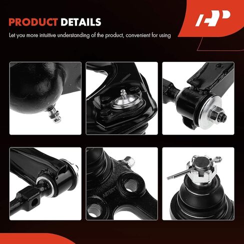 A-Premium Set of 4, Front Upper Control Arm, Lower Ball Joint, Compatible with Mitsubishi Montero 1997-2000, Montero Sport 1997-2004 in Saudi Arabia