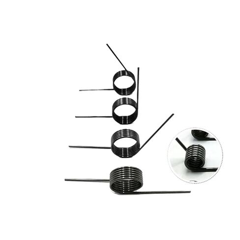 Cgshop-Compressed Spring Wire Diameter 0.8mm Angle 60 90 120 180 Degree 65Mn Steel Spiral V-Shaped Torsion Spring, 5 Pieces, Good Elasticity and More Durable(2.4mm (180 Degrees),4.5mm) in Saudi Arabia