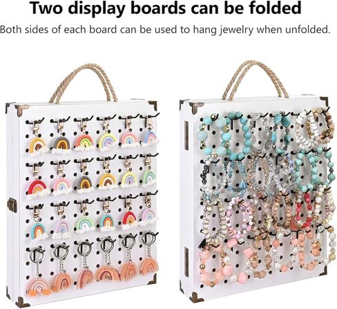 MOOCA 24 Pcs Small Metal Black Pegboard Hooks Hanger 2.6 Inch for Hanging Jewelry, Scarf, hat, Key, and mask in Kuwait
