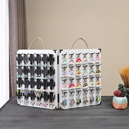 MOOCA 24 Pcs Small Metal Black Pegboard Hooks Hanger 2.6 Inch for Hanging Jewelry, Scarf, hat, Key, and mask in Kuwait