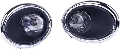 مجموعة مصابيح الضباب من BestParts متوافقة مع Nissan Rogue Sport 2017 2018 2019 مع أغطية (طلاء الكروم) + مفتاح + أسلاك تحل محل NI1039156 NI1038156 261508990B 261508993B in Saudi Arabia