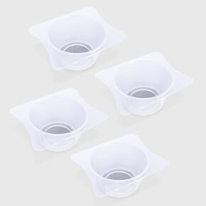 4PCS Airbrush Paint Cup Strainers - Durable PP Filter Screens for Crafts & Painting, 1.30" x 0.98" with 0.83" Holes, White in Saudi Arabia