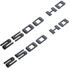 2pcs 2500HD 2500 HD Emblem Side Door Badge 3D Letter Nameplate Replacement for 2020-2023 Silverado (Matte) in Saudi Arabia