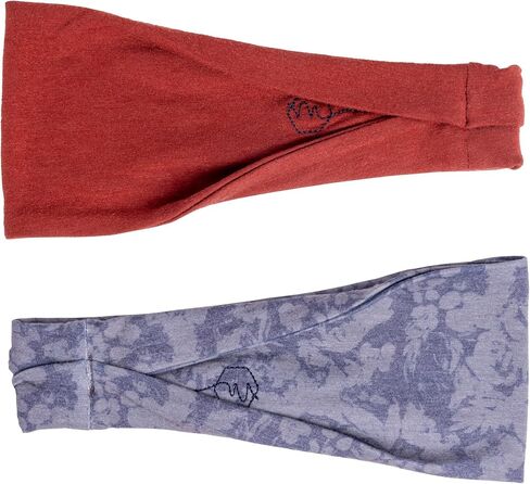 Maven Thread Orchid Set 2 Pack, Workout Headbands for Women, Sports Running Headband for Exercise, Gym hairband Athletic Workouts and Yoga 4" Thick Non Slip Sweatbands for Women 2Pack in Saudi Arabia