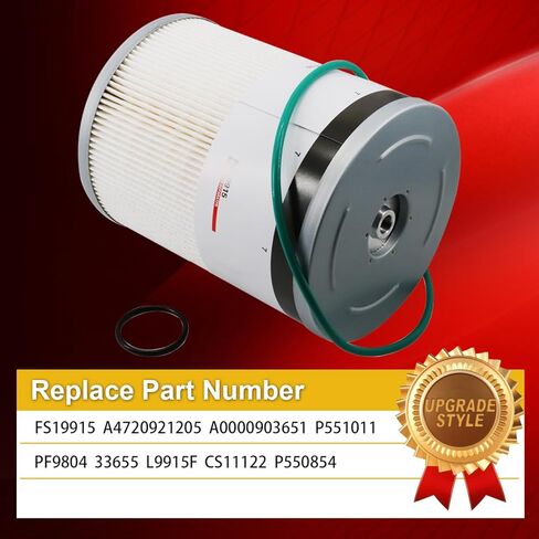 LF17511 Oil Filter FS19915 Fuel Water Separator Filter PF9924 PF9806 Fuel Filter Replace P551005 LF17474 P7505 A4720921205 P551011 86849 FK48555 Compatible with DD13 DD15 DD16 Detroit Diesel Engine in Saudi Arabia