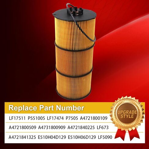 LF17511 Oil Filter FS19915 Fuel Water Separator Filter PF9924 PF9806 Fuel Filter Replace P551005 LF17474 P7505 A4720921205 P551011 86849 FK48555 Compatible with DD13 DD15 DD16 Detroit Diesel Engine in Saudi Arabia