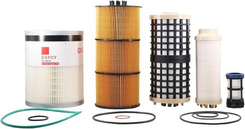 LF17511 Oil Filter FS19915 Fuel Water Separator Filter PF9924 PF9806 Fuel Filter Replace P551005 LF17474 P7505 A4720921205 P551011 86849 FK48555 Compatible with DD13 DD15 DD16 Detroit Diesel Engine in Saudi Arabia