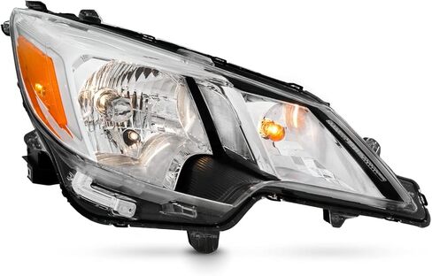 AKKON - Fits 2021-2024 Mitsubishi Mirage ES/LE/BE [Halogen Type] Chrome Headligt Passenger Right Side Headlamp in Saudi Arabia