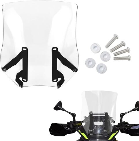 Xitomer 4mm Polycarbonate Windscreen Compatible with CFMOTO 450MT 2024-2025 / IBEX 450 2024-2025 Motorcycle Windshield (Smoke) in Saudi Arabia