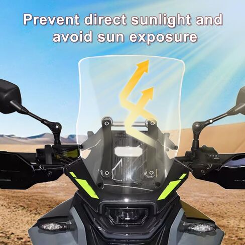 Xitomer 4mm Polycarbonate Windscreen Compatible with CFMOTO 450MT 2024-2025 / IBEX 450 2024-2025 Motorcycle Windshield (Smoke) in Saudi Arabia
