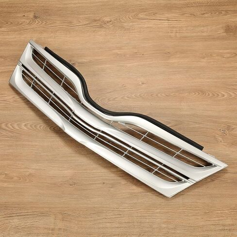 HECASA Front Upper Grille Compatible with 2013-2016 Toyota Venza Replacement for TO1200359C 531010T020 Silver Honeycomb Mesh Bumper in Saudi Arabia