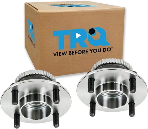 TRQ 2 Piece Rear Wheel Bearing & Hub Assembly Set Compatible with 1995-2000 Ford Contour 1999-2002 Mercury Cougar Mystique in Saudi Arabia