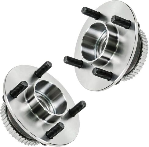TRQ 2 Piece Rear Wheel Bearing & Hub Assembly Set Compatible with 1995-2000 Ford Contour 1999-2002 Mercury Cougar Mystique in Saudi Arabia
