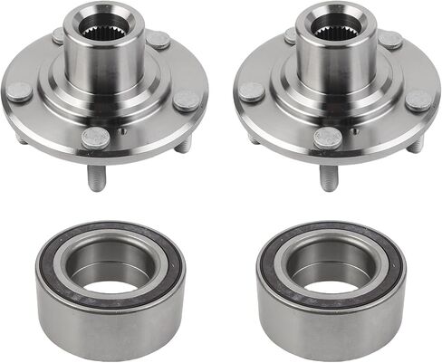 Dasbecan Front Driver & Passenger Side Wheel Hub Bearing Assembly Compatible with Honda Accord 2008-2012 Crosstour 2010-2015, Acura TSX 2009-2014 Replace# ‎44600-TA0-A0 SPK006 in Saudi Arabia