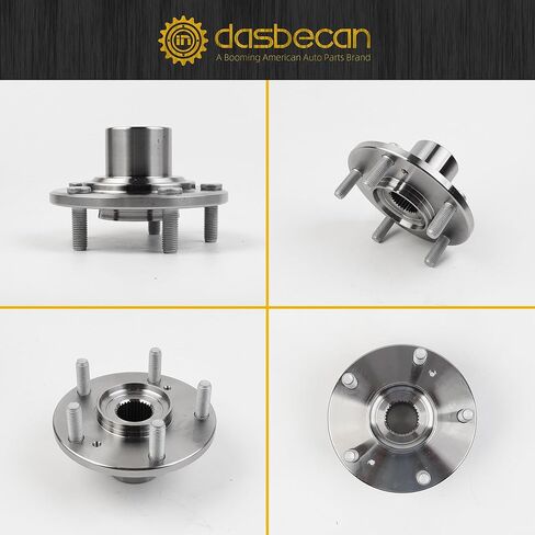 Dasbecan Front Driver & Passenger Side Wheel Hub Bearing Assembly Compatible with Honda Accord 2008-2012 Crosstour 2010-2015, Acura TSX 2009-2014 Replace# ‎44600-TA0-A0 SPK006 in Saudi Arabia