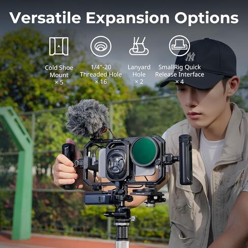 SmallRig Universal Quick Release Phone Cage, Aluminium Alloy Magnetic Smartphone Video Rig Support for Apple MagSafe, Sturdy Phone Video Stabilizer Case for iPhone for Samsung for Huawei and More-4299 in Kuwait