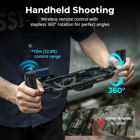 SmallRig Universal Quick Release Phone Cage, Aluminium Alloy Magnetic Smartphone Video Rig Support for Apple MagSafe, Sturdy Phone Video Stabilizer Case for iPhone for Samsung for Huawei and More-4299 in Kuwait