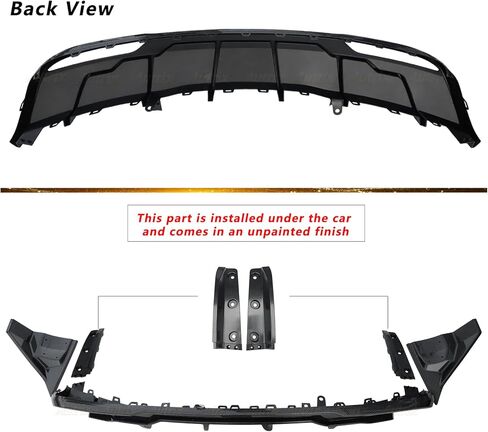 ناشر المصد الخلفي لـ 2024-2025 Tesla Model 3 Highland، ناشر خلفي للشفاه، فاصل أداء، تصميم زعانف القرش، طباعة من ألياف الكربون in Kuwait