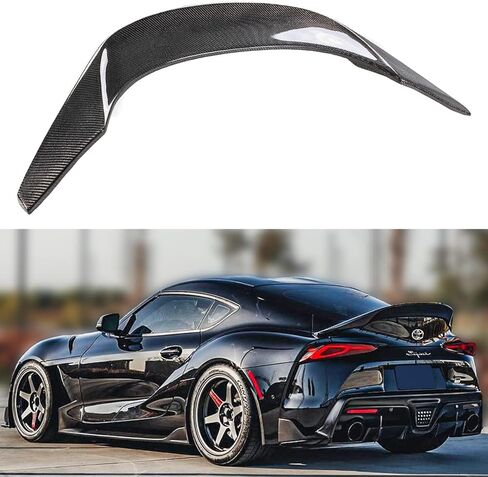 ألياف الكربون الحقيقية JDM GR نمط Hich ركلة الجذع المفسد الجناح متوافق مع 2020-2023 تويوتا سوبرا A90 A91 MK5 in Kuwait