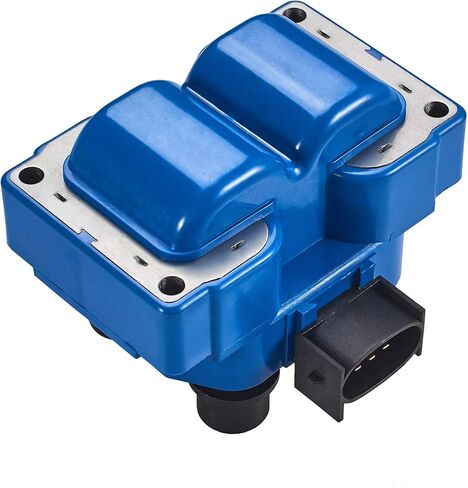 ENA Blue Ignition Coil Pack Compatible with Ford Lincoln Mazda Mercury F150 F250 Contour E-150 Escort Explorer Mustang Ranger Town Car Mark VIII B2300 B2500 2.3L 4.6L Replacement for FD487 C924 in Saudi Arabia
