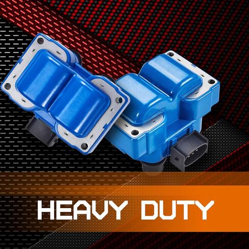 ENA Blue Ignition Coil Pack Compatible with Ford Lincoln Mazda Mercury F150 F250 Contour E-150 Escort Explorer Mustang Ranger Town Car Mark VIII B2300 B2500 2.3L 4.6L Replacement for FD487 C924 in Saudi Arabia