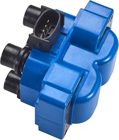 ENA Blue Ignition Coil Pack Compatible with Ford Lincoln Mazda Mercury F150 F250 Contour E-150 Escort Explorer Mustang Ranger Town Car Mark VIII B2300 B2500 2.3L 4.6L Replacement for FD487 C924 in Saudi Arabia